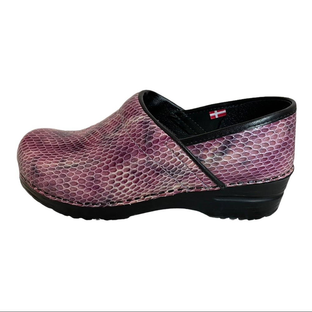 Sanita Purple Sonora Reptile Professional Clogs